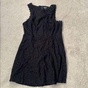 Black lace dress